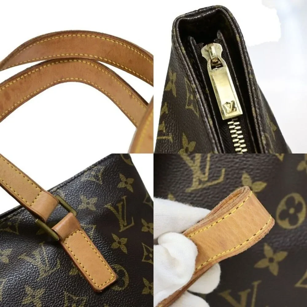 Louis Vuitton Cabas Piano Brown Canvas Shoulder Bag (Pre-Owned) - Picture 11 of 12